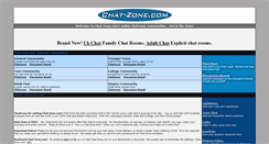 Desktop Screenshot of chat-zone.com