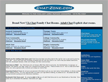 Tablet Screenshot of chat-zone.com